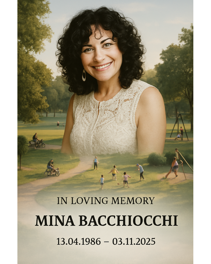 Traueranzeige für Mina Giosiana Bacchiocchi