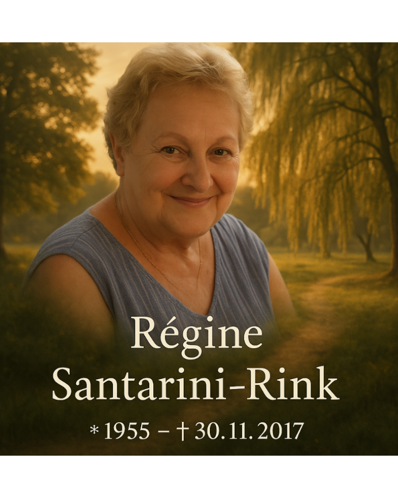 Traueranzeige für Régine SANTARINI-RINK