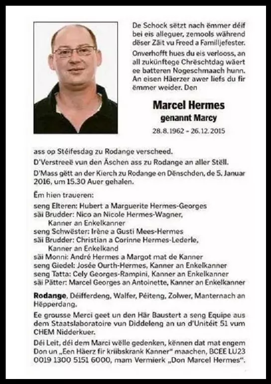 Traueranzeige für Marcel Hermes
