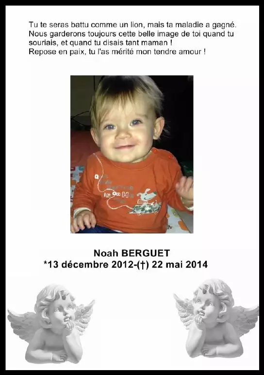 Traueranzeige für Noah BERGUET