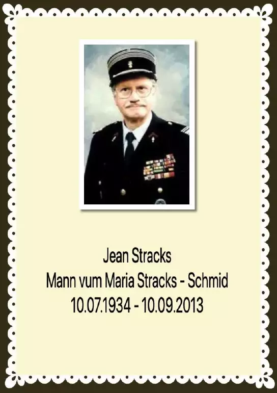 Traueranzeige für Jean Stracks