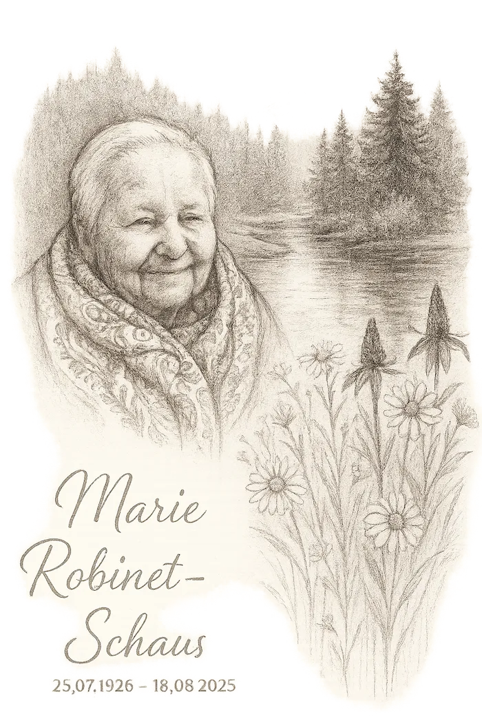 Traueranzeige für Marie Robinet-Schaus