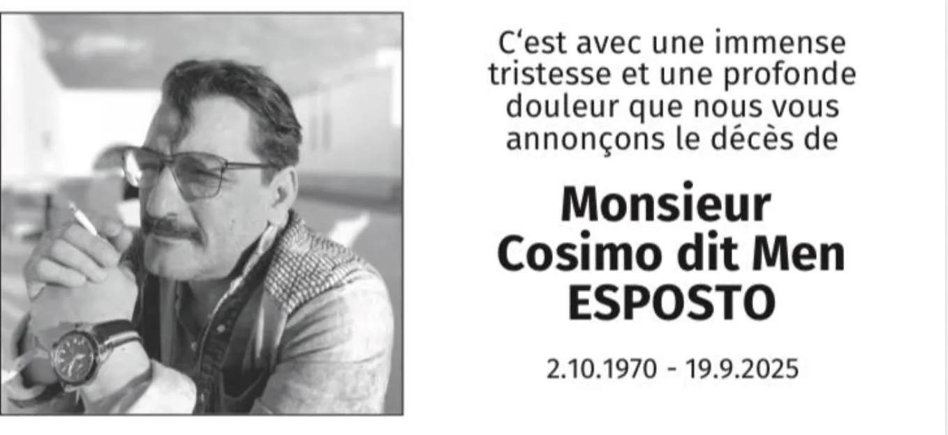 Traueranzeige für Cosimo Esposto