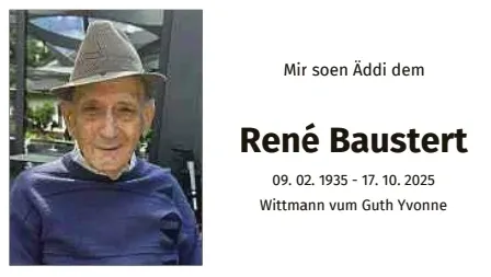 Traueranzeige für René Baustert