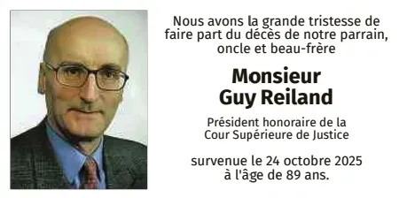 Traueranzeige für Guy Reiland