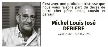 Traueranzeige für Michel Louis José Debiere
