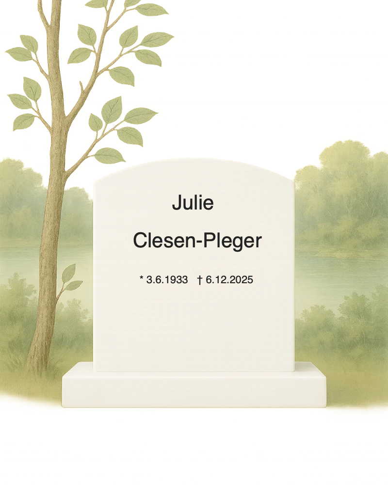Traueranzeige für Julie Clesen-Pleger