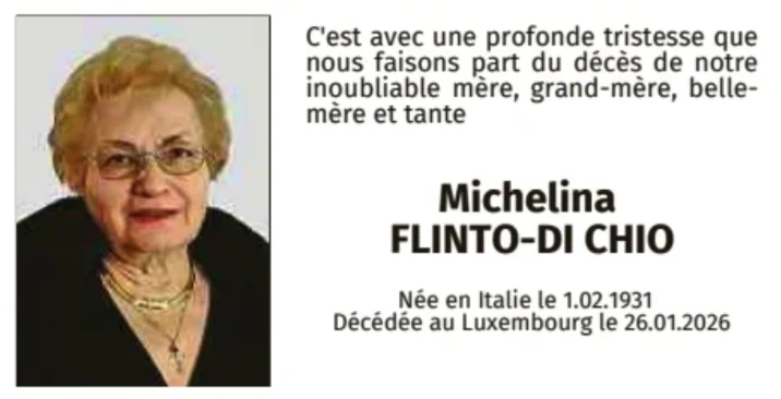 Traueranzeige für Michelina Flinto-Di Chio