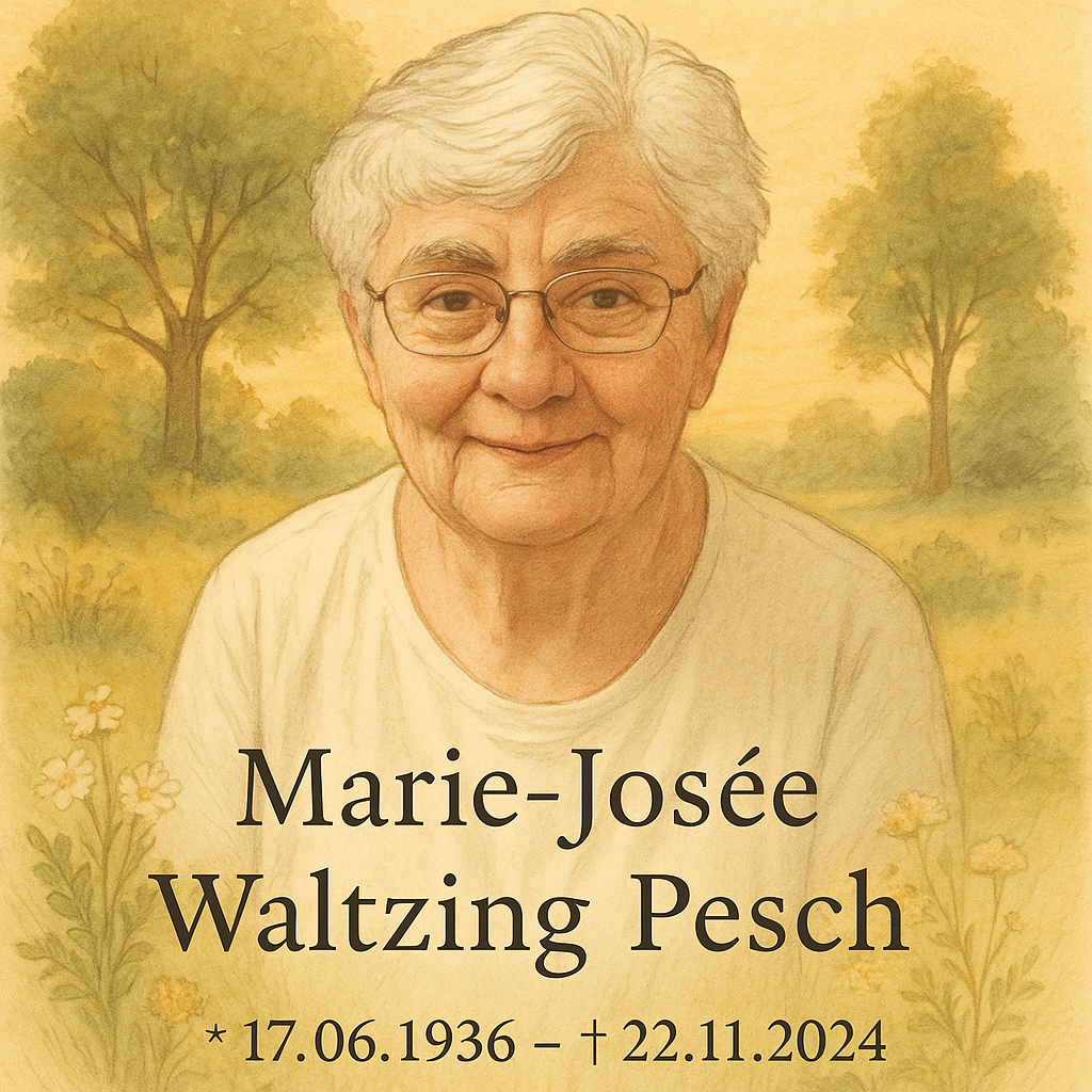 Traueranzeige für Marie-Josée Waltzing Pesch