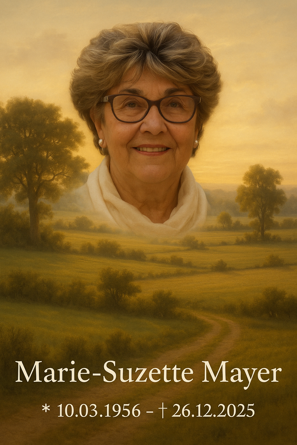 Traueranzeige für Marie-Suzette Mayer